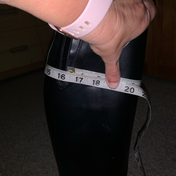 Vogel custom dress boots pull on calfskin w/ gusset 6-1/2-7 WIDE CALF black - Picture 7 of 15